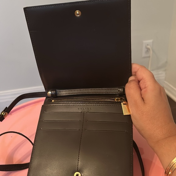 Celine authentic crossbody wallet. - Picture 2 of 2